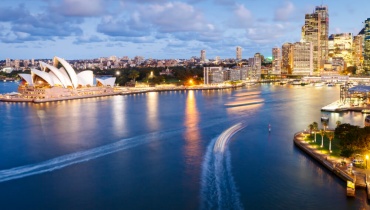 Light from Circular Quay Sydney